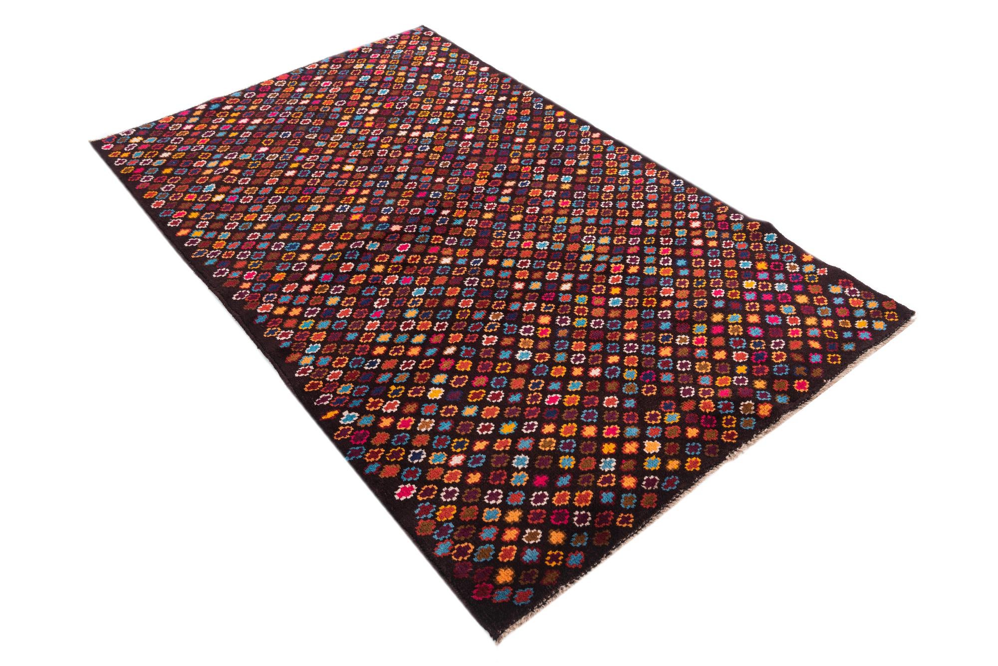 3' 9 x 6' Hand Knotted Balouch Wool Rug