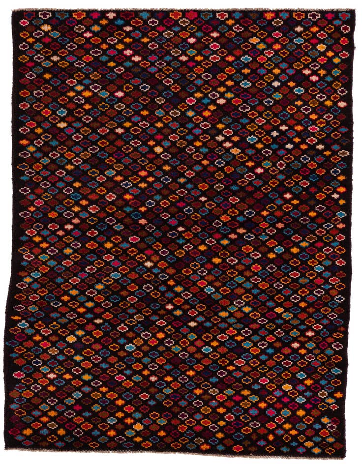 Detail image of 3' 9 x 6' Hand Knotted Balouch Wool Rug