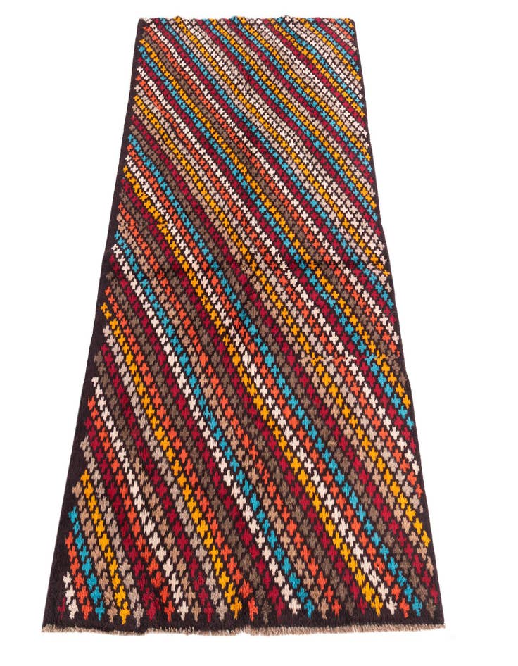 Detail image of 3' x 6'  Hand Knotted Balouch Wool Rug