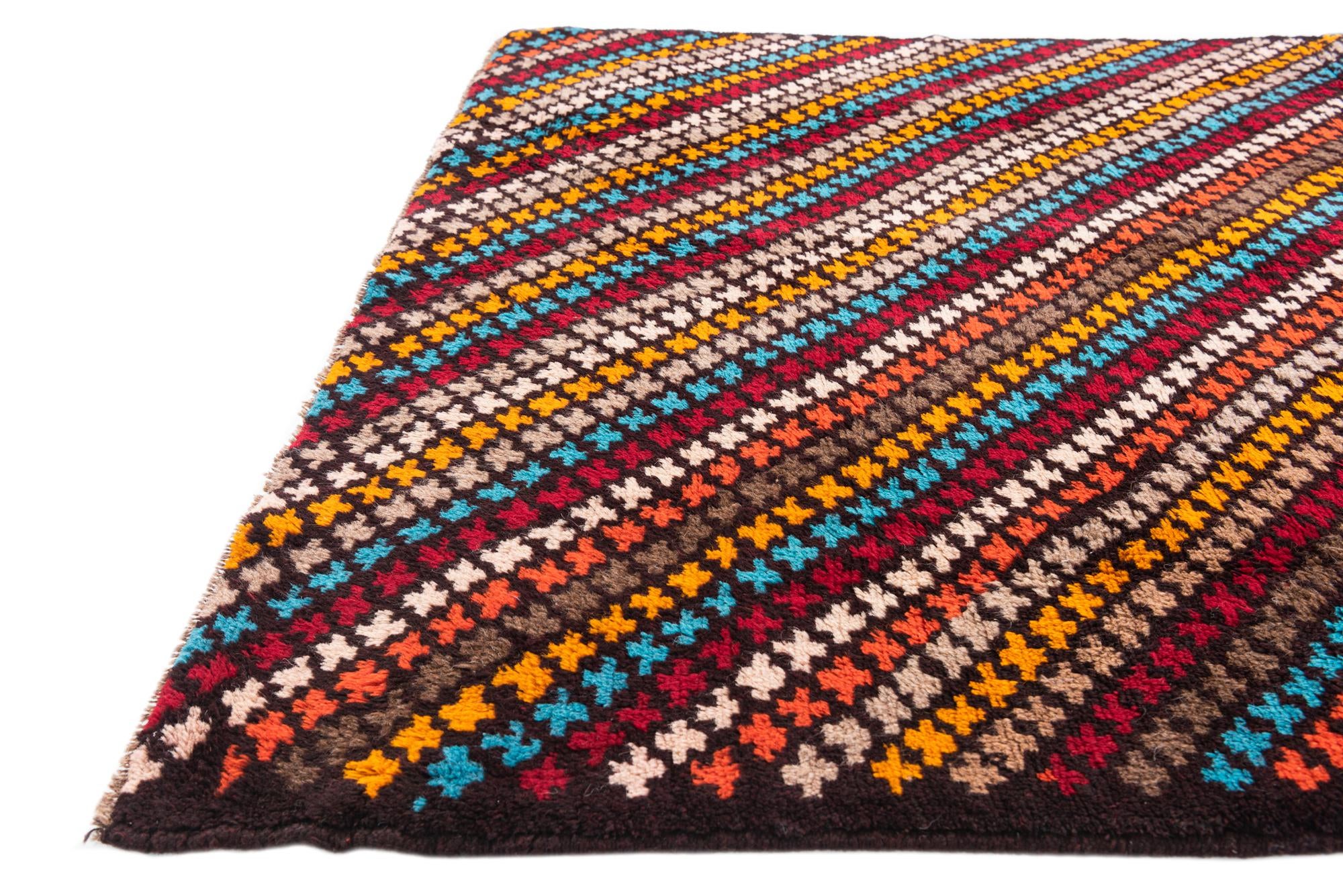 3' x 6' Hand Knotted Balouch Wool Rug