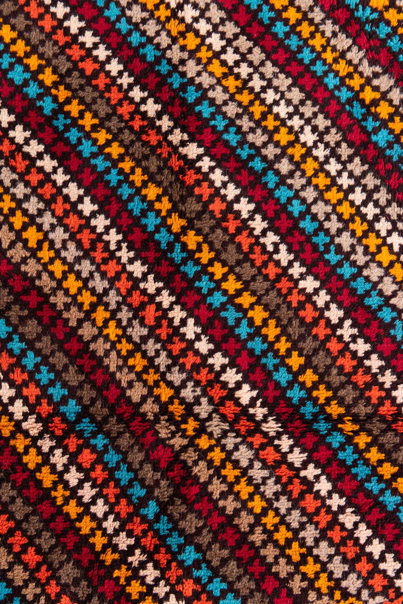3' x 6' Hand Knotted Balouch Wool Rug