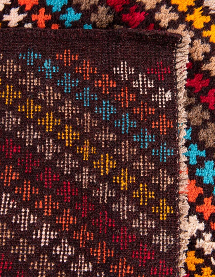 Detail image of 3' x 6'  Hand Knotted Balouch Wool Rug