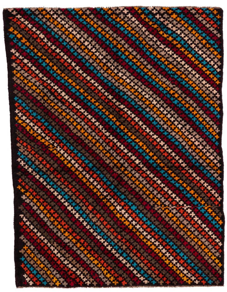 Detail image of 3' x 6' Hand Knotted Balouch Wool Rug