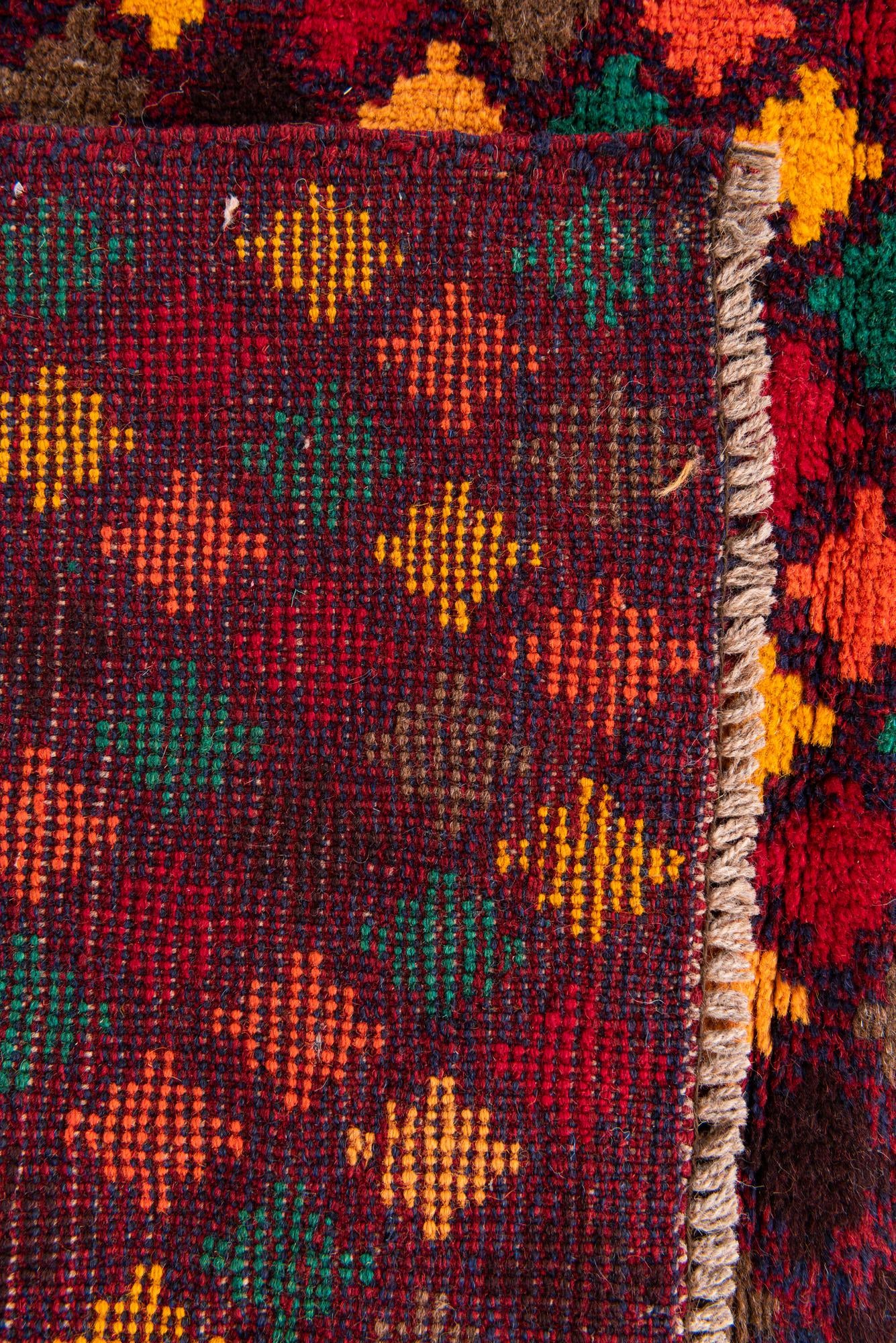 4' x 5' 9 Hand Knotted Balouch Wool Rug