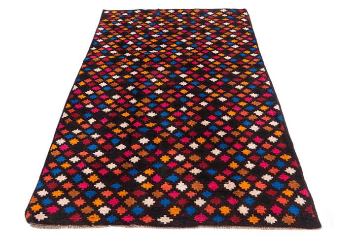 4' x 6' Hand Knotted Balouch Wool Rug