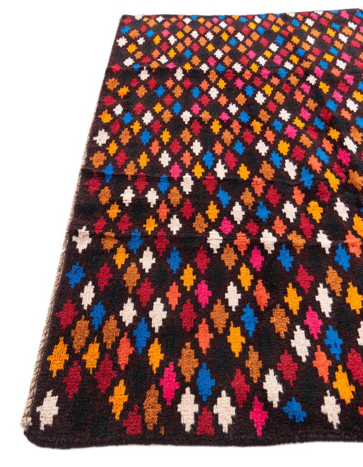 Detail image of 4' x 6'  Hand Knotted Balouch Wool Rug