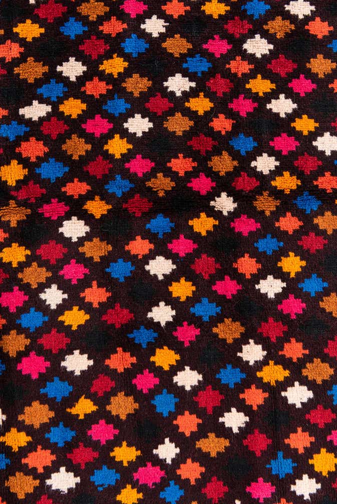4' x 6' Hand Knotted Balouch Wool Rug