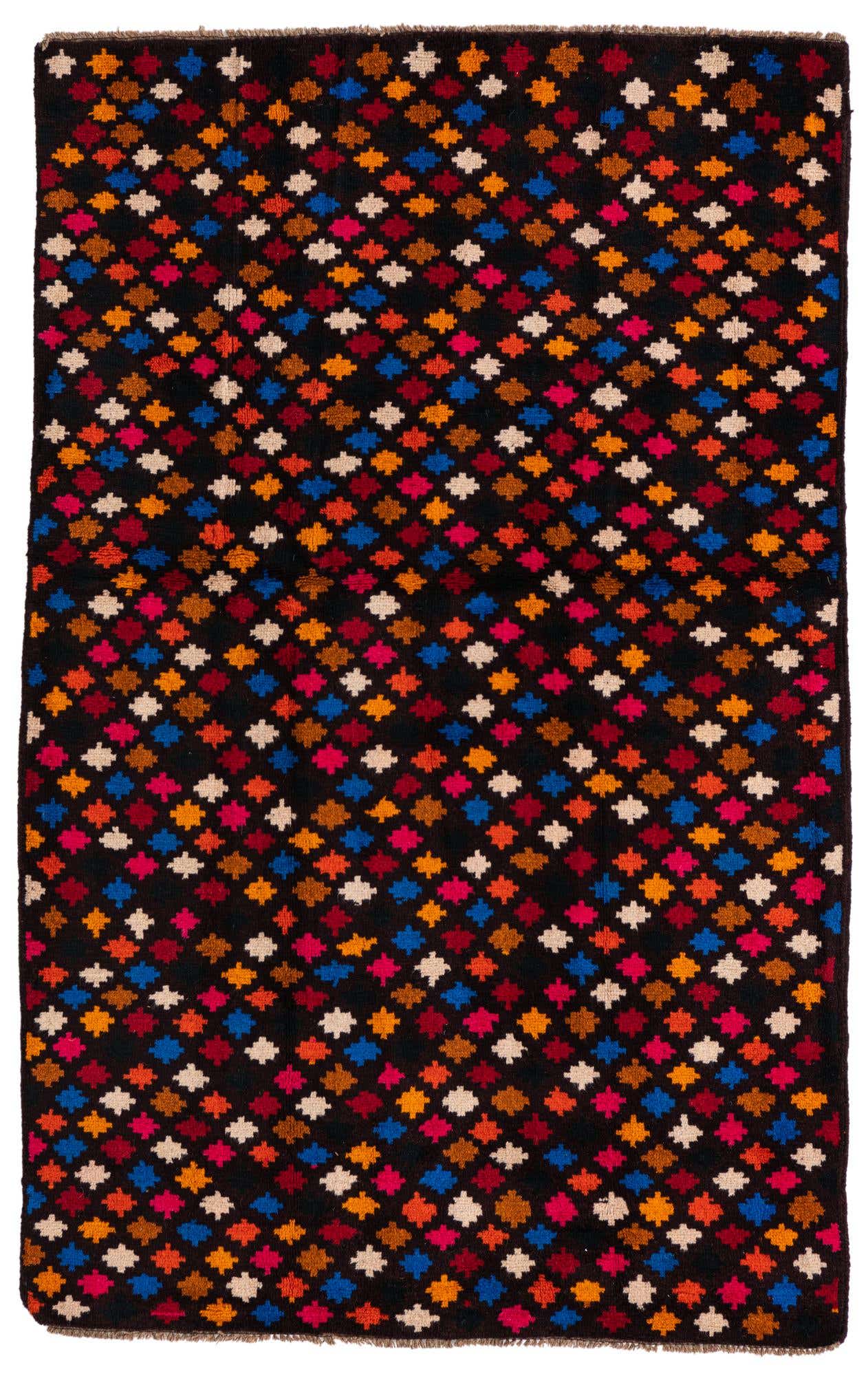 4' x 6' Hand Knotted Balouch Wool Rug