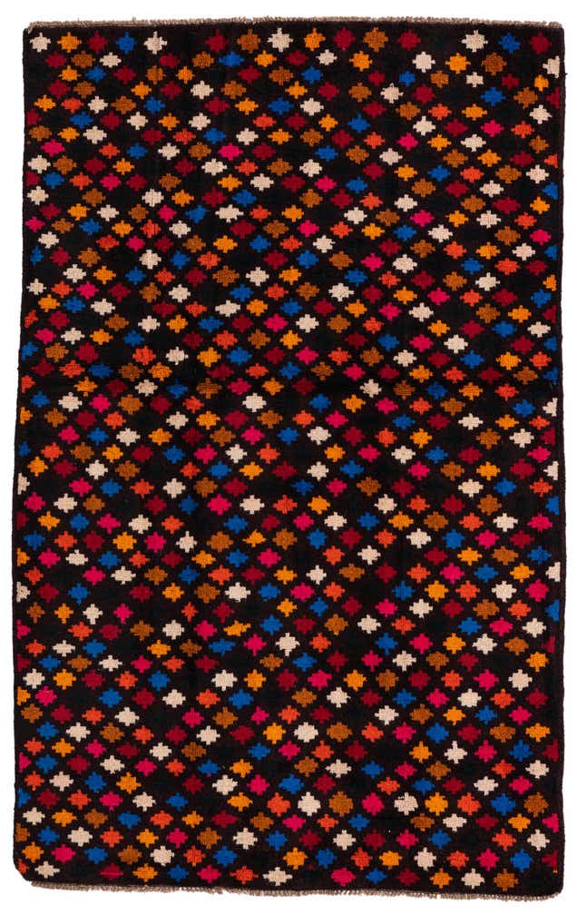 4' x 6' Hand Knotted Balouch Wool Rug