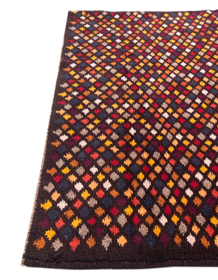 Detail image of 2' 10 x 4' 4  Hand Knotted Balouch Wool Rug