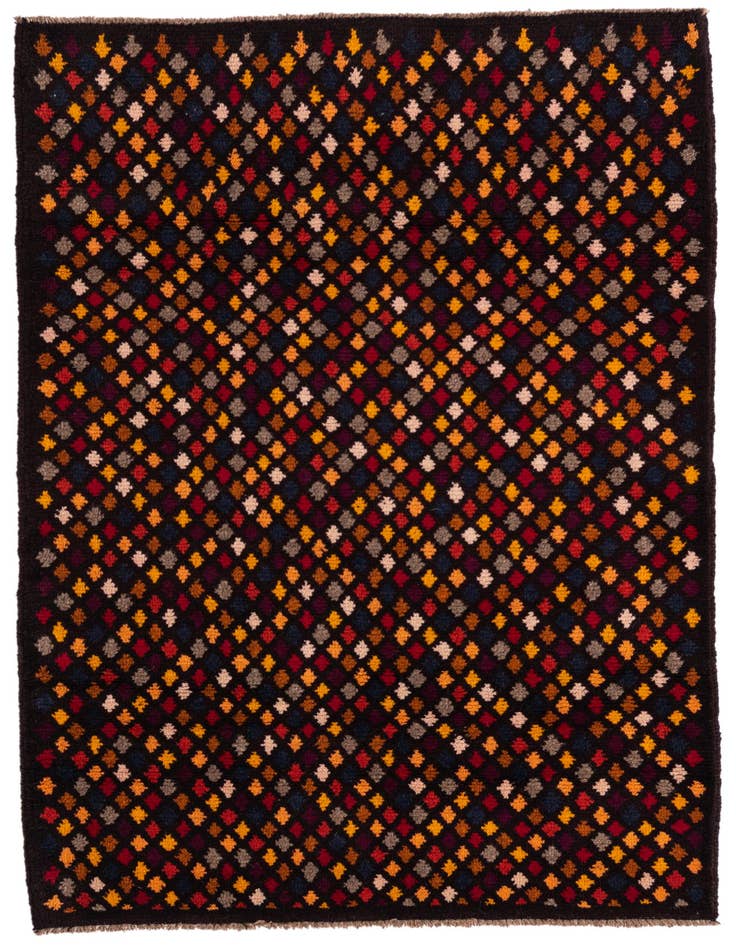 Detail image of 2' 10 x 4' 4 Hand Knotted Balouch Wool Rug