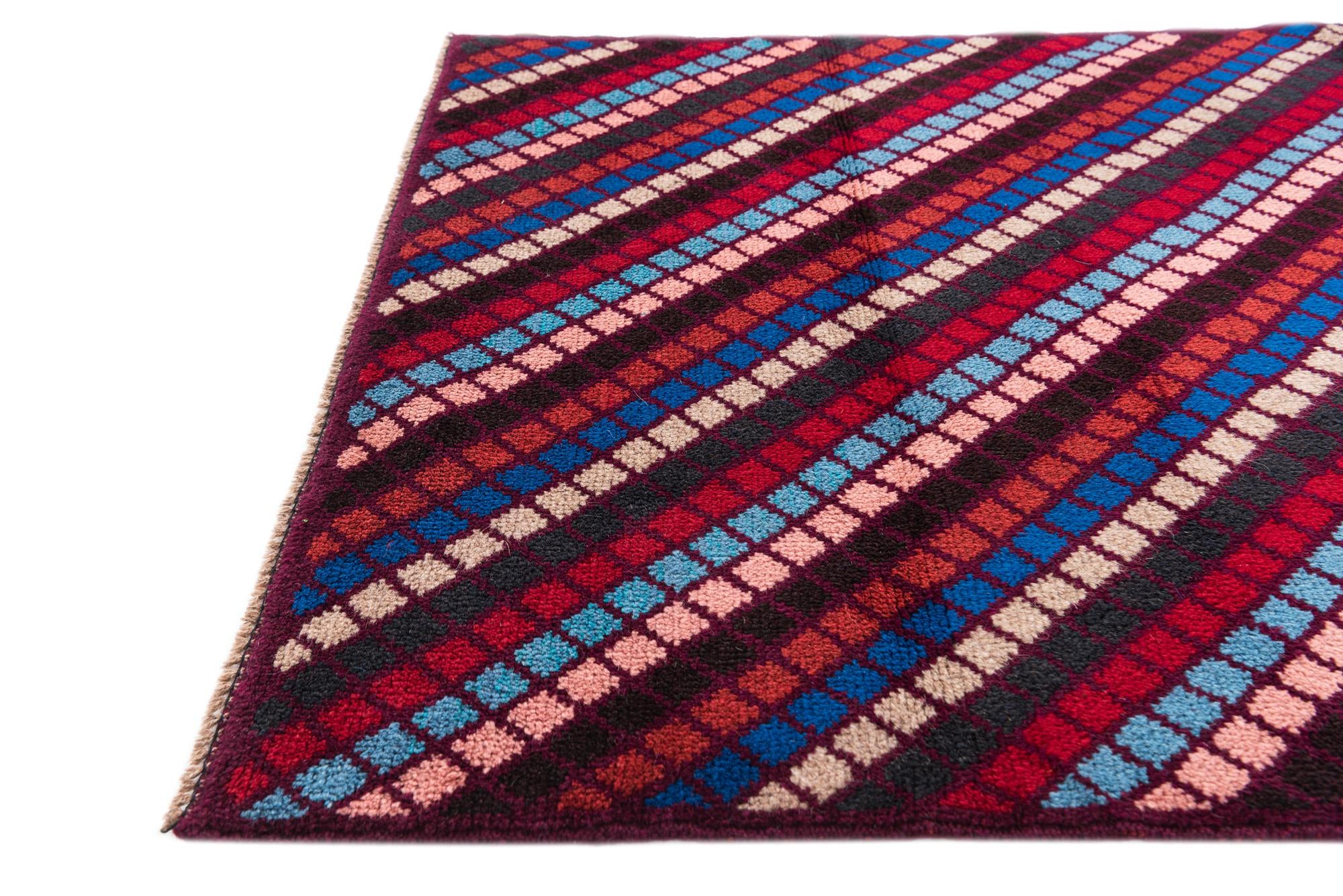 3' x 4' 7 Hand Knotted Balouch Wool Rug