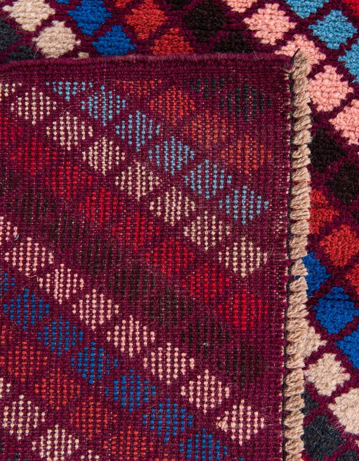 Detail image of 3' x 4' 7  Hand Knotted Balouch Wool Rug