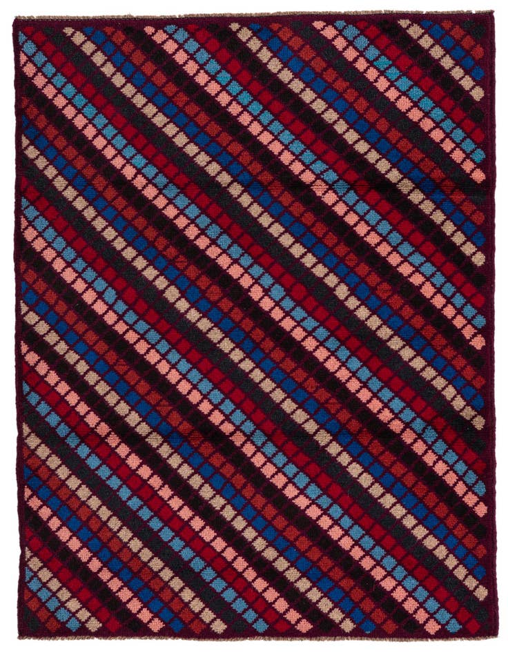 Detail image of 3' x 4' 7 Hand Knotted Balouch Wool Rug