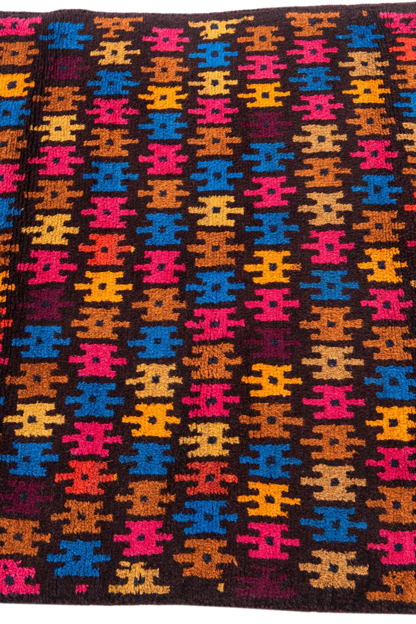 2' 10 x 4' 7 Hand Knotted Balouch Wool Rug