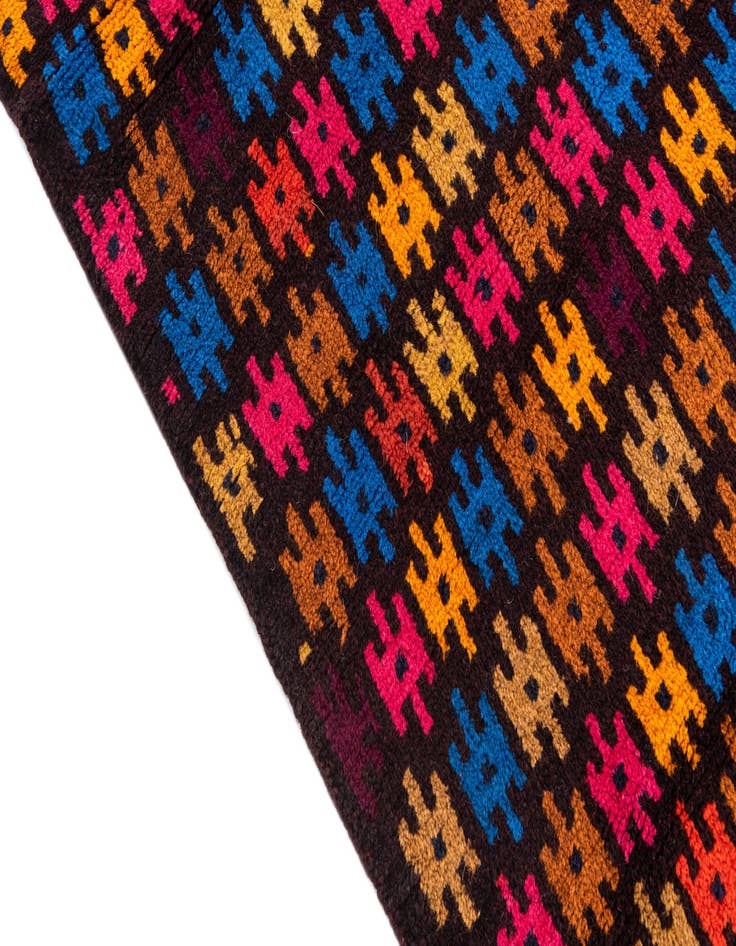 Detail image of 2' 10 x 4' 7  Hand Knotted Balouch Wool Rug