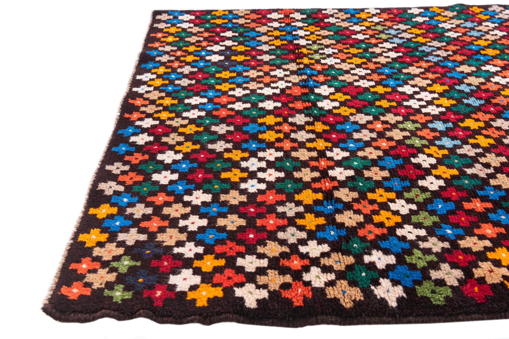 3' x 4' 6 Hand Knotted Balouch Wool Rug