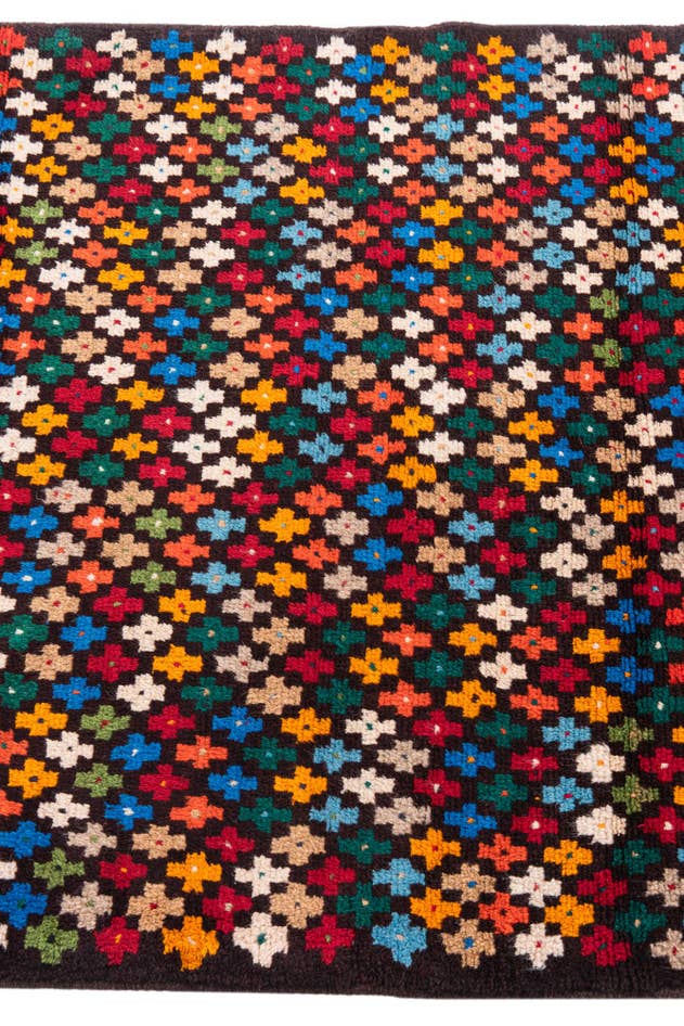 Detail image of 3' x 4' 6 Hand Knotted Balouch Wool Rug