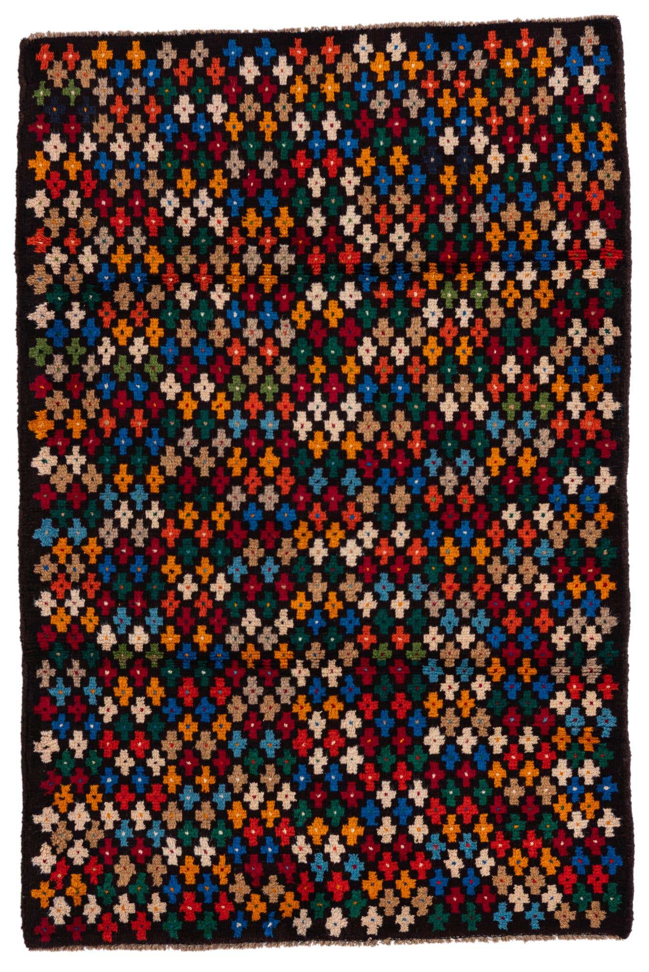 3' x 4' 6 Hand Knotted Balouch Wool Rug