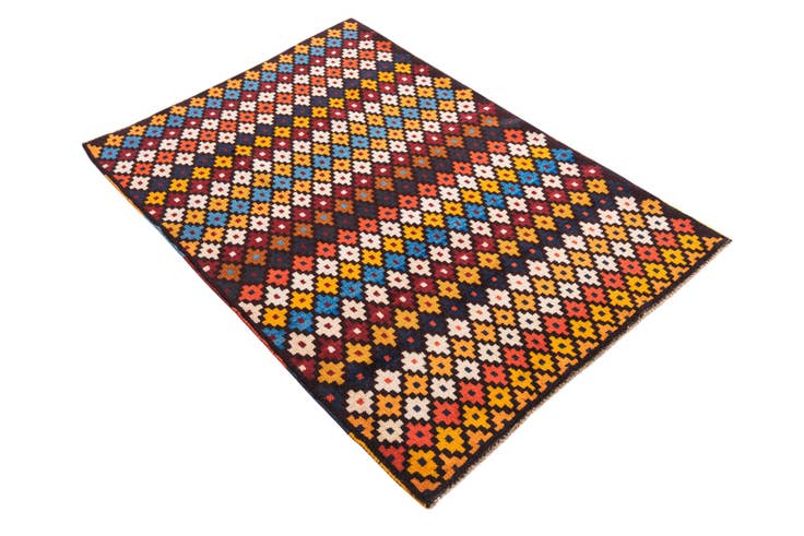 Detail image of 3' 1 x 4' 6 Hand Knotted Balouch Wool Rug