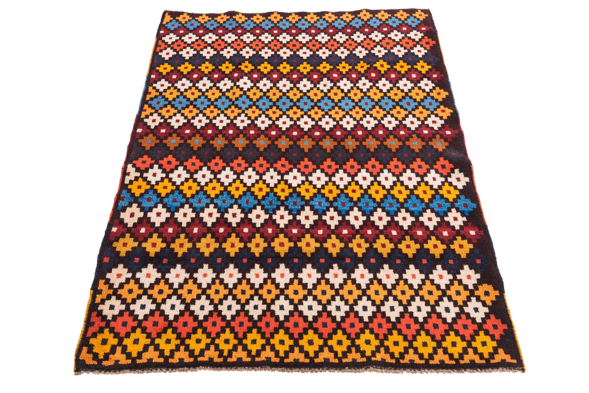3' 1 x 4' 6 Hand Knotted Balouch Wool Rug