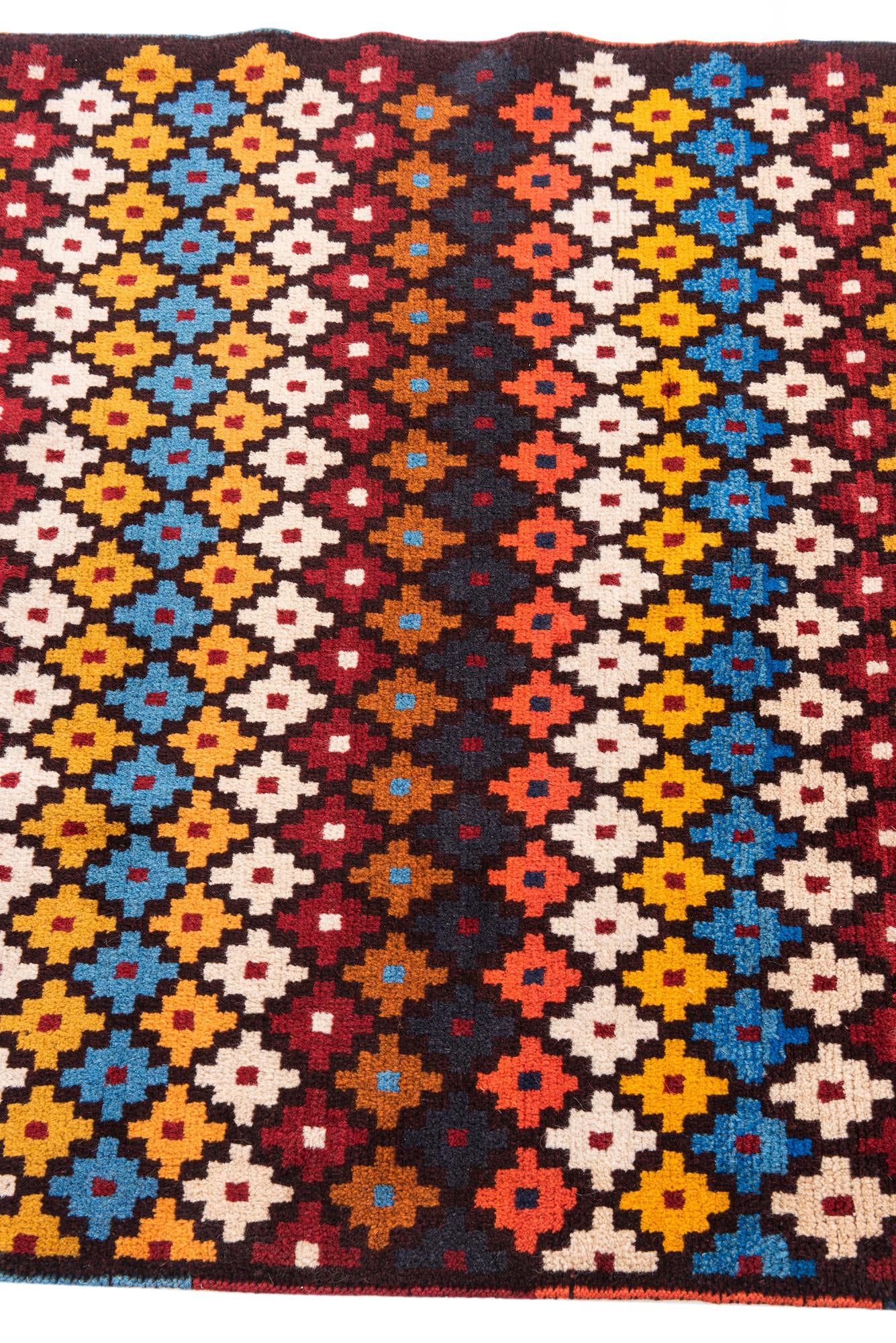 3' 1 x 4' 6 Hand Knotted Balouch Wool Rug