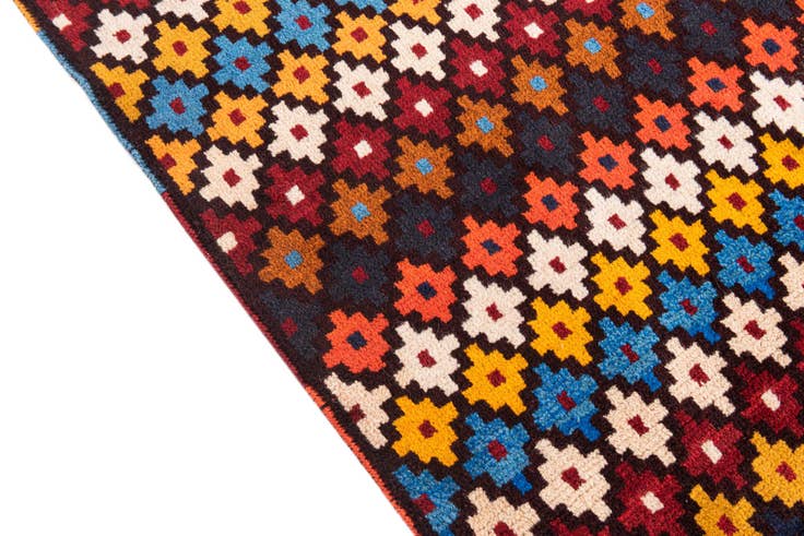 Detail image of 3' 1 x 4' 6 Hand Knotted Balouch Wool Rug