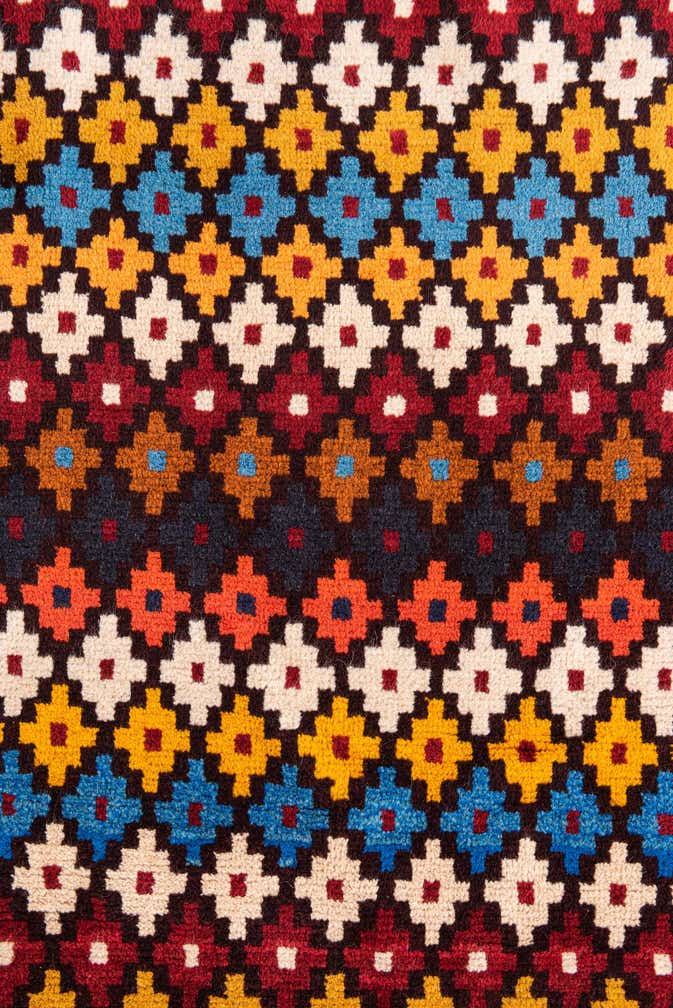 3' 1 x 4' 6 Hand Knotted Balouch Wool Rug