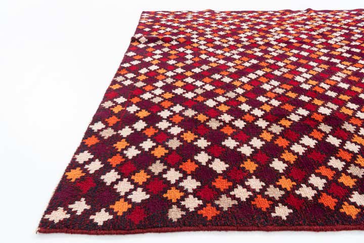 4' 10 x 6' 8 Hand Knotted Balouch Wool Rug