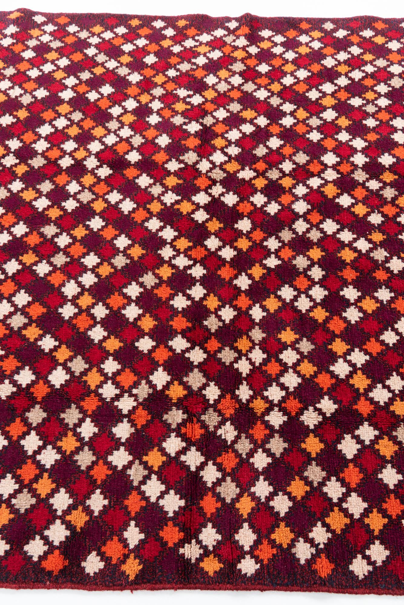4' 10 x 6' 8 Hand Knotted Balouch Wool Rug