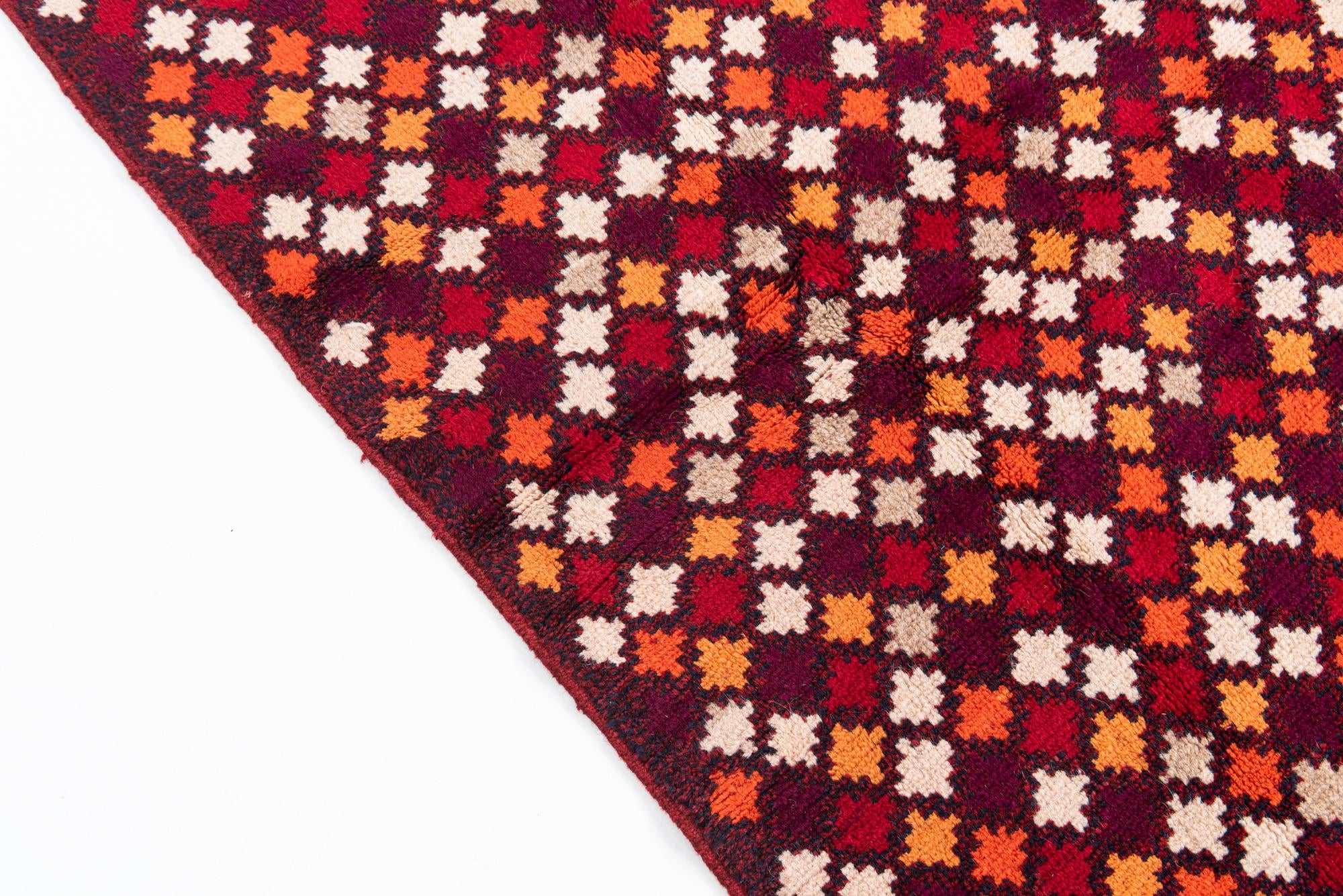 4' 10 x 6' 8 Hand Knotted Balouch Wool Rug
