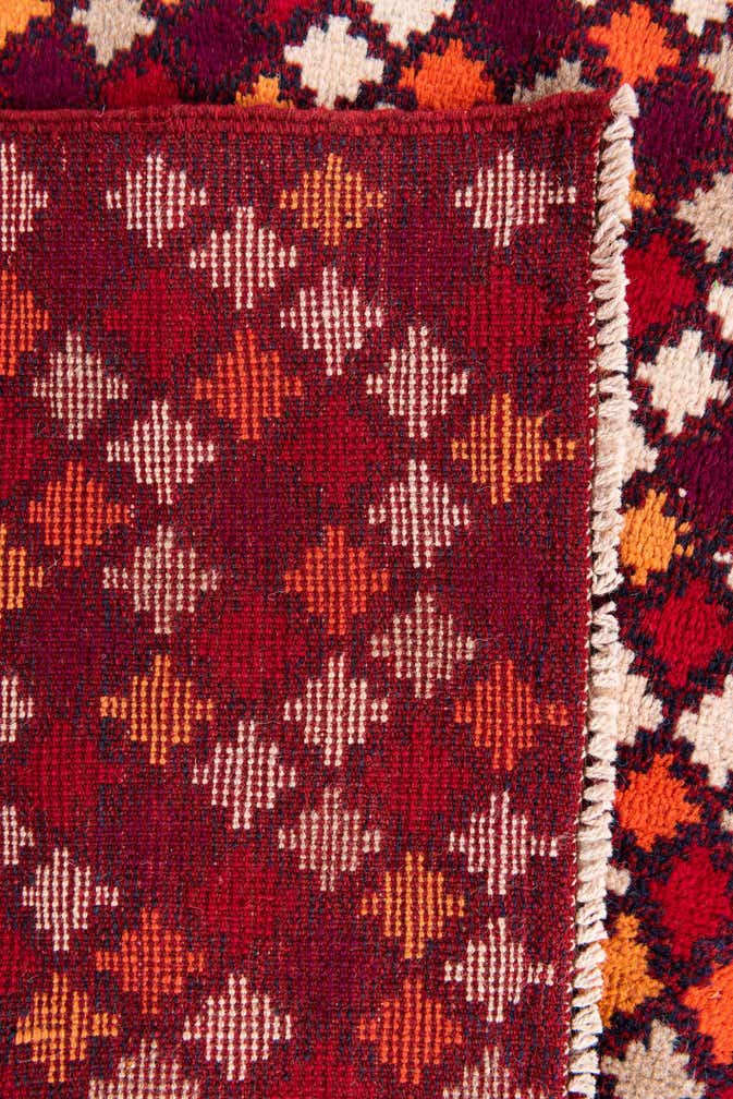 4' 10 x 6' 8 Hand Knotted Balouch Wool Rug