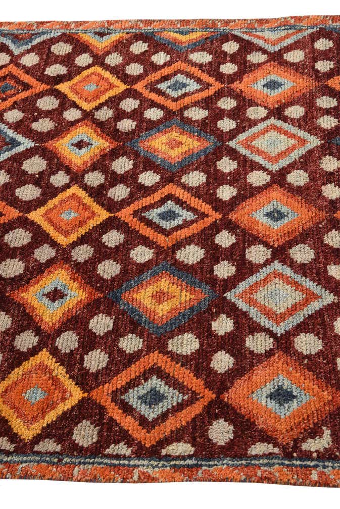 4' x 6' Hand Knotted Balouch Wool Rug