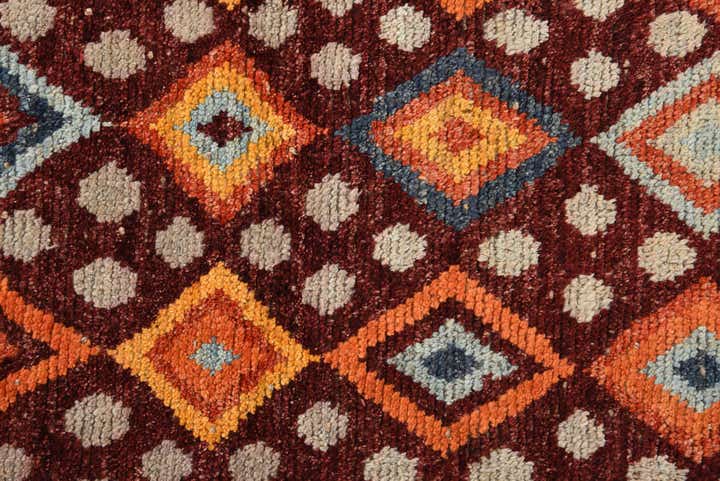 4' x 6' Hand Knotted Balouch Wool Rug