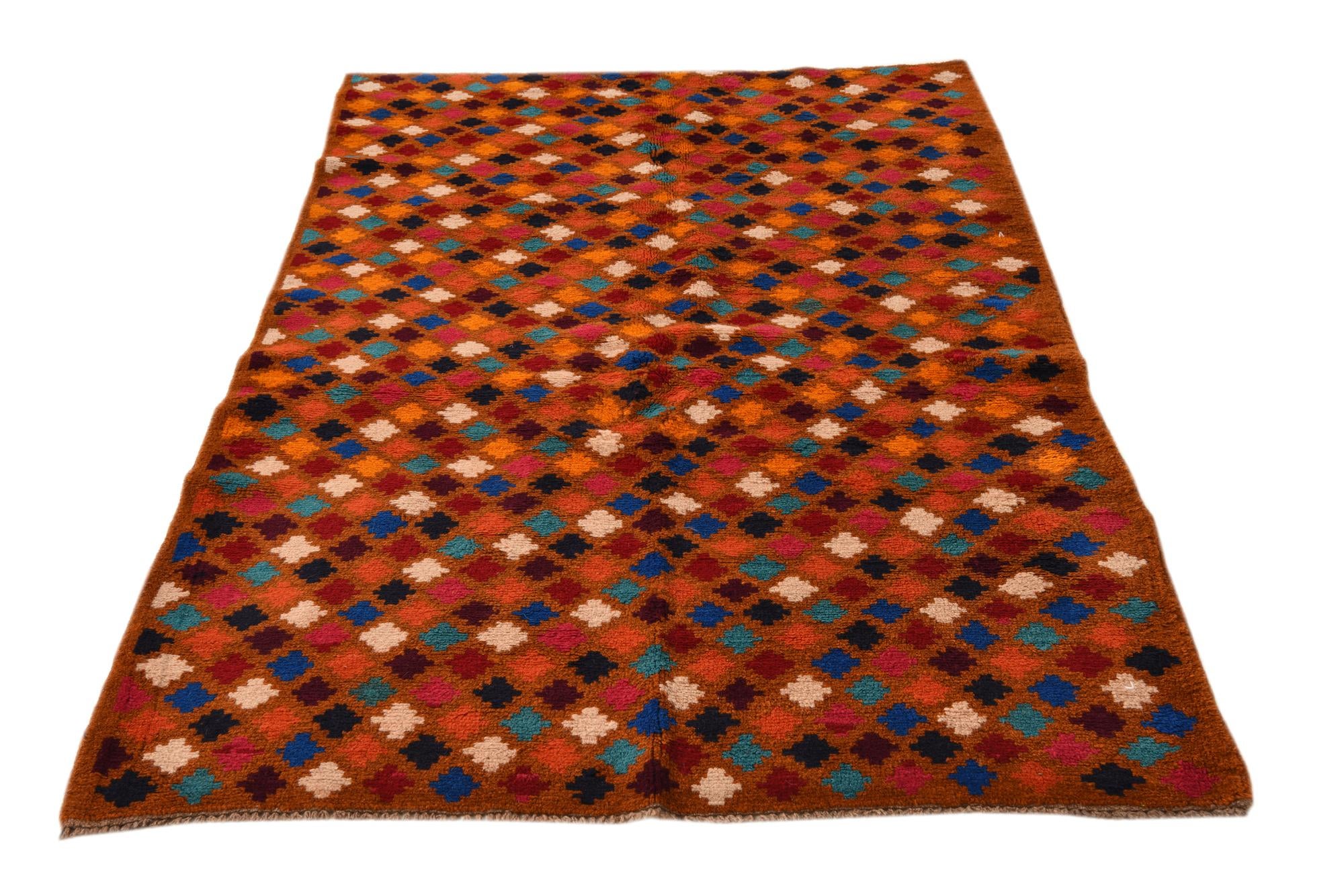 3' 9 x 6' Hand Knotted Balouch Wool Rug