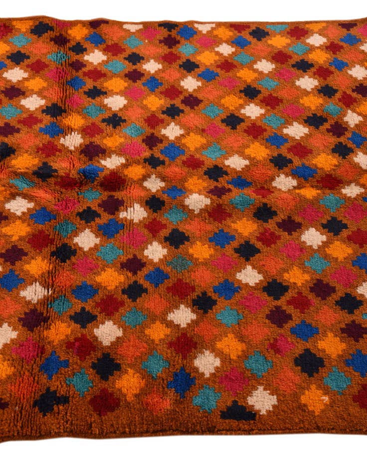 Detail image of 3' 9 x 6' Hand Knotted Balouch Wool Rug