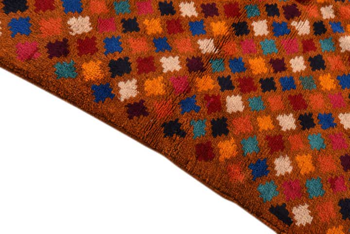 3' 9 x 6' Hand Knotted Balouch Wool Rug