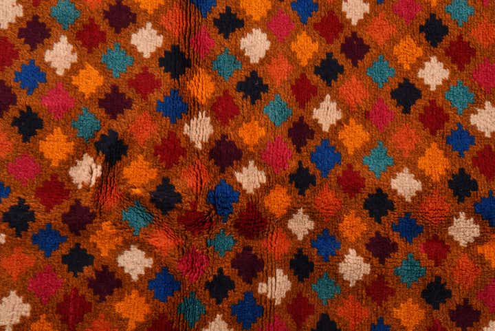 3' 9 x 6' Hand Knotted Balouch Wool Rug