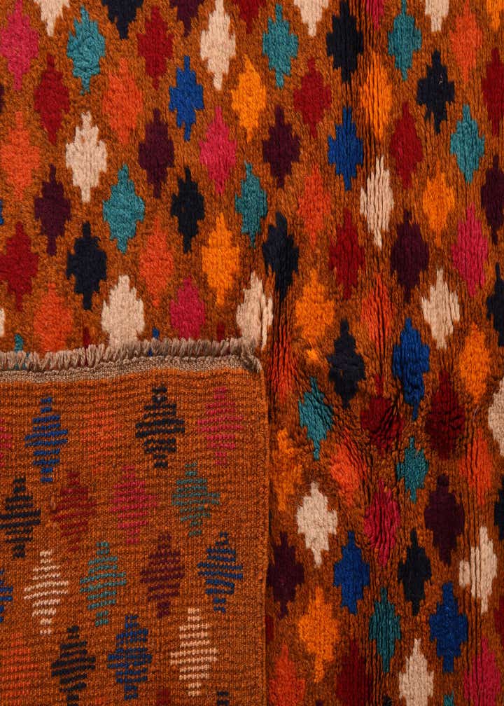 3' 9 x 6' Hand Knotted Balouch Wool Rug