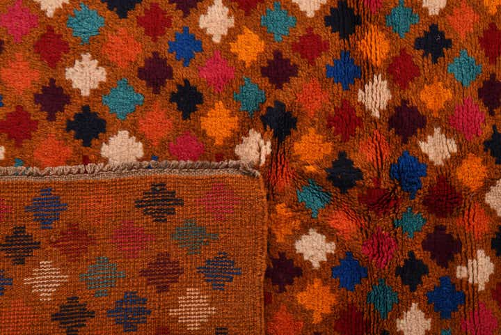 3' 9 x 6' Hand Knotted Balouch Wool Rug