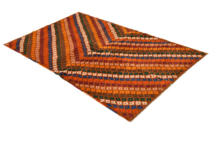 Detail image of 3' 9 x 6' Hand Knotted Balouch Wool Rug