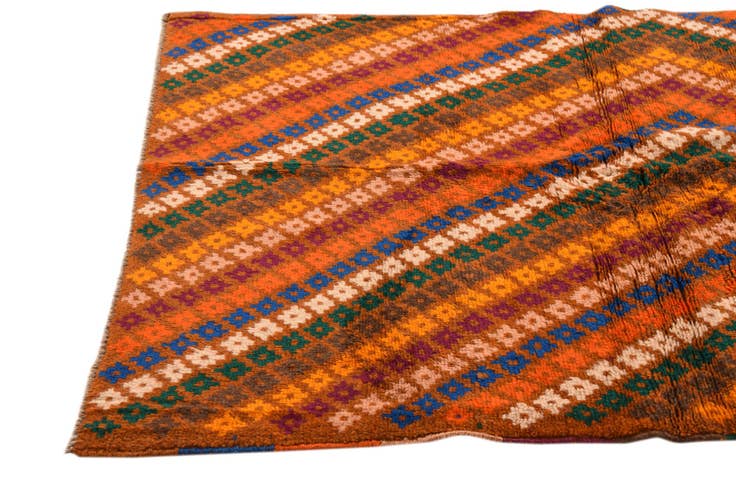 Detail image of 3' 9 x 6' Hand Knotted Balouch Wool Rug