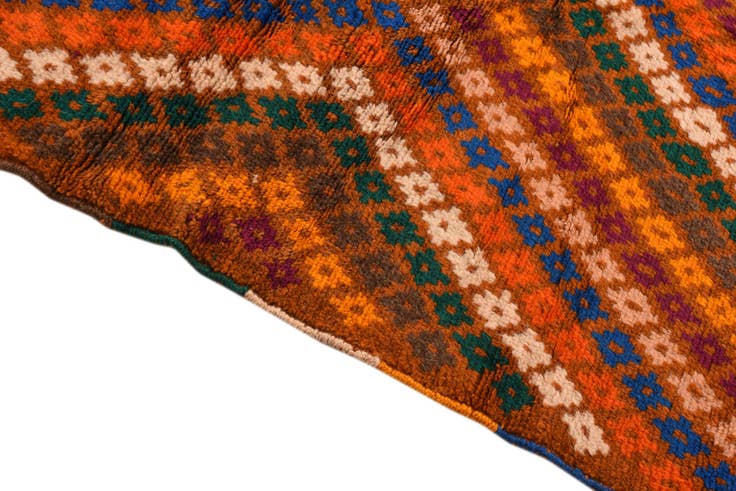 Detail image of 3' 9 x 6' Hand Knotted Balouch Wool Rug