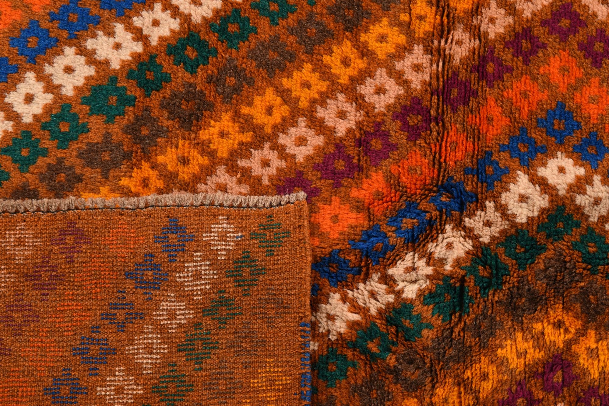 3' 9 x 6' Hand Knotted Balouch Wool Rug