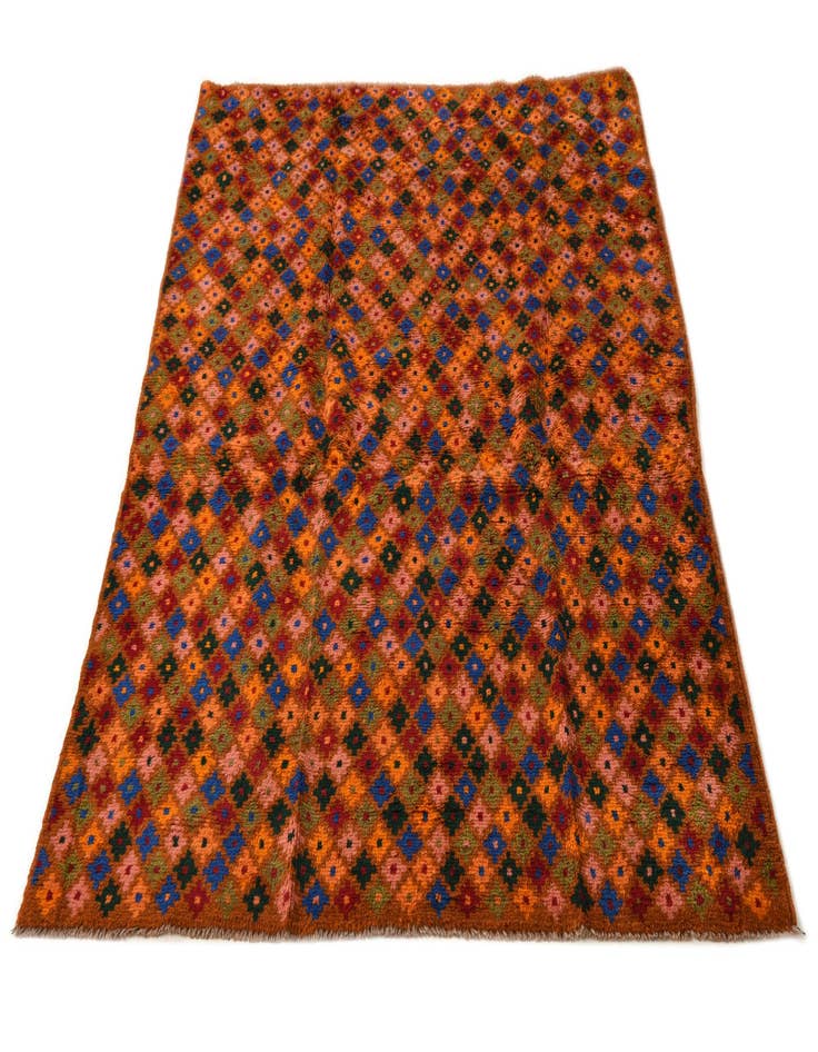 Detail image of 3' 9 x 5' 8  Hand Knotted Balouch Wool Rug