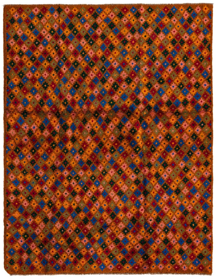 Detail image of 3' 9 x 5' 8 Hand Knotted Balouch Wool Rug