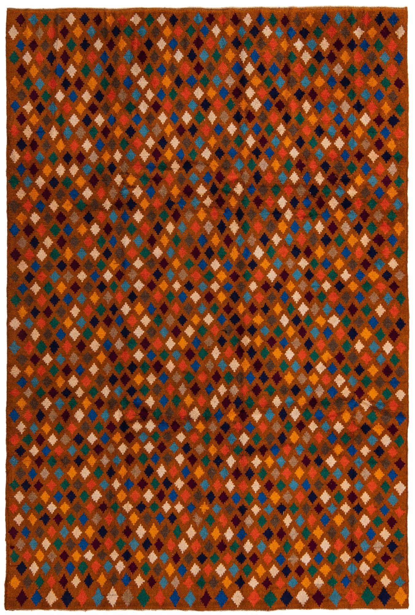 6' 9 x 10' Hand Knotted Balouch Wool Rug