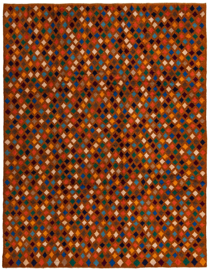 Detail image of 6' 9 x 10' Hand Knotted Balouch Wool Rug