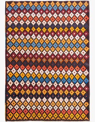 3' 1 x 4' 6 Hand Knotted Balouch Wool Rug