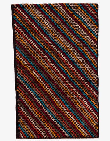 3' x 6' Hand Knotted Balouch Wool Rug